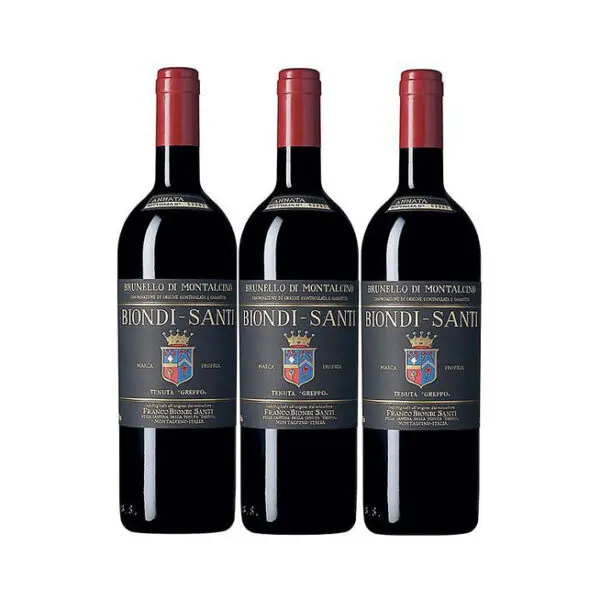 Brunello Di Montalcino Biondi Santi &Quot;Riserva&Quot; 2013 3 Bt X 750Ml Cassetta Di Legno