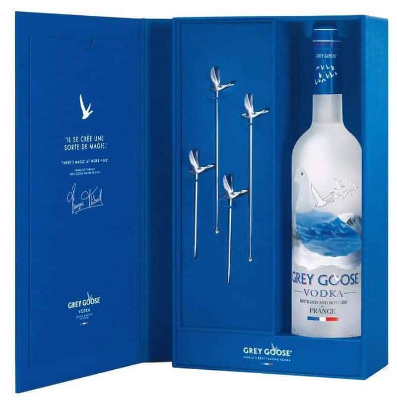 Pack cadeau Vodka Grey Goose cl 70