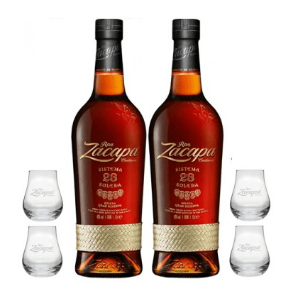 Rum Zacapa Centenario • Bicchieri Rum • Bottiglieria del Massimo