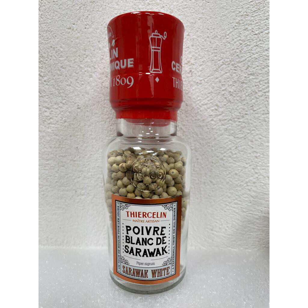 Poivre blanc de Sarawak Thiercelin g 60 avec broyeur