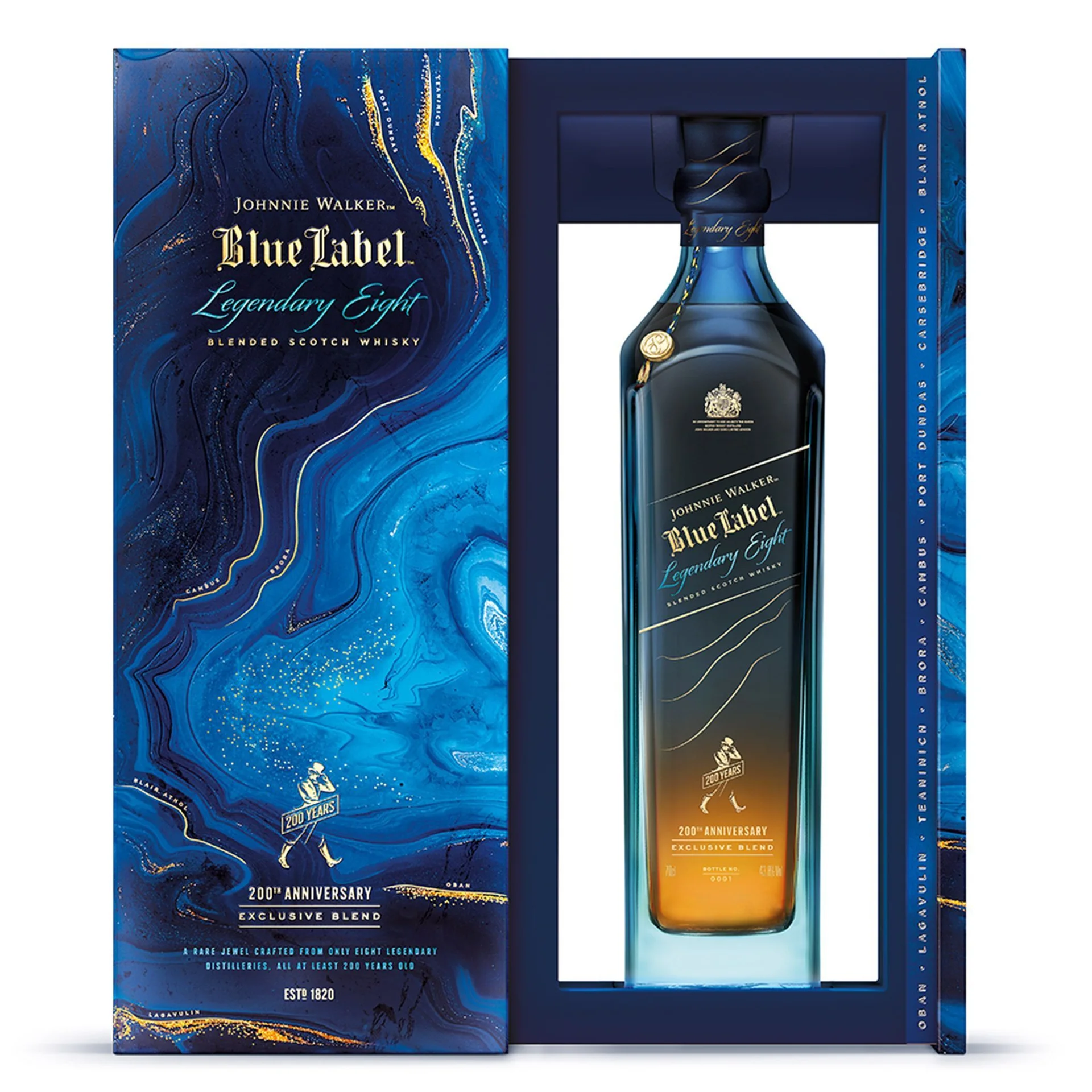 Johnnie Walker Blue Label Legendary Eight 200th Anniversary Whisky